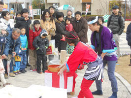 祝いもちつき　出張　大阪